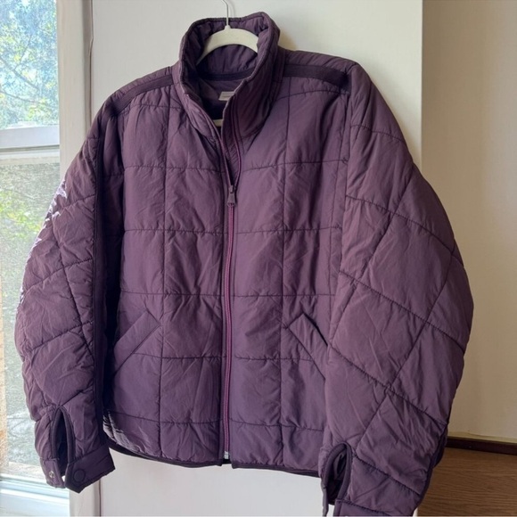 NWT Free People Pippa Packable Puffer Jacket Mulberry Purple FP Movement XS - Picture 6 of 8